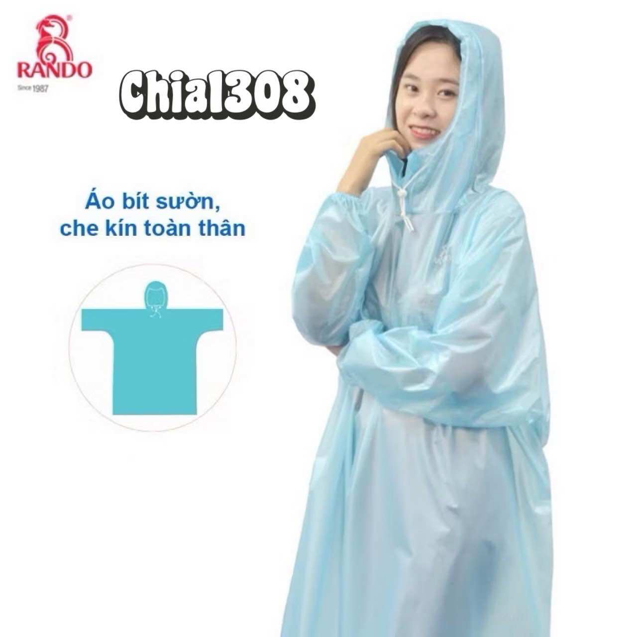 [HCM]ÁO MƯA BÍT NHỰA RANDO ( sỉ ib)