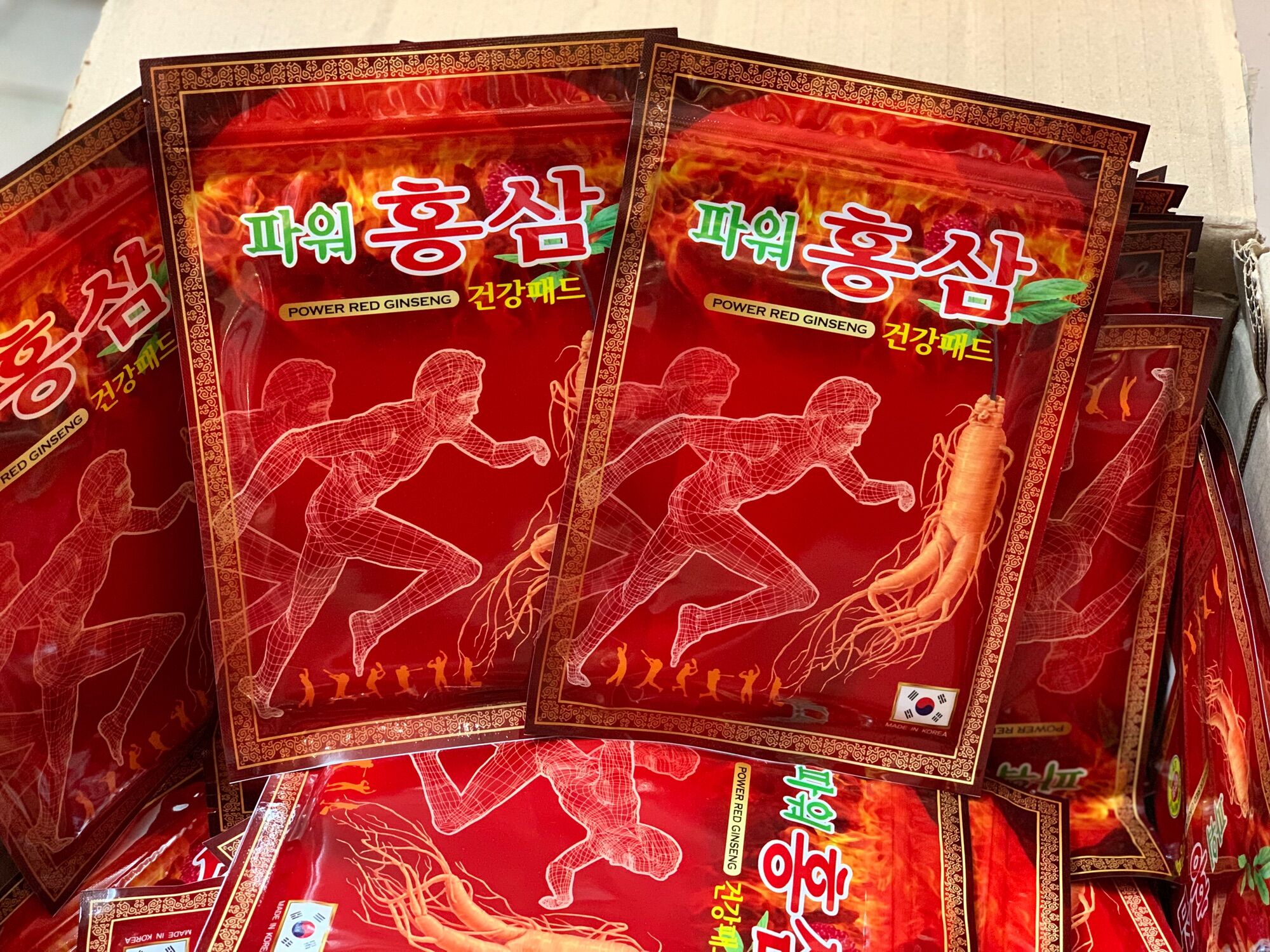 Combo 10 gói cao dán hồng sâm Hàn quốc