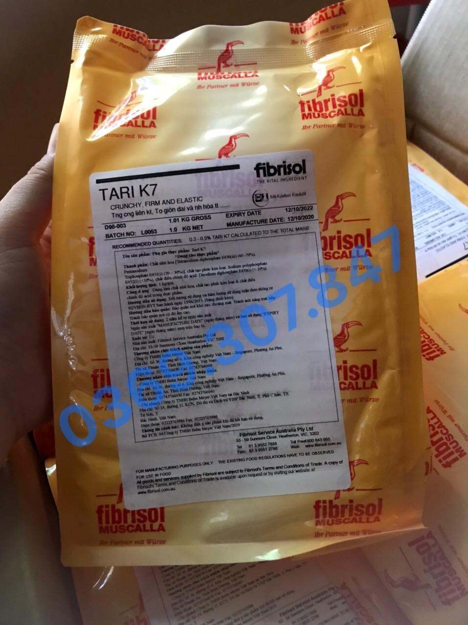 1kgKg PHỤ GIA TẠO GIÒN DAI TARI K7