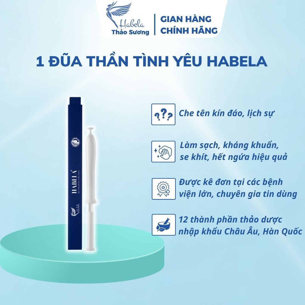 Đũa thần habela gel vệ sinh phụ nữ làm sạch se khít làm hồng vùng kín