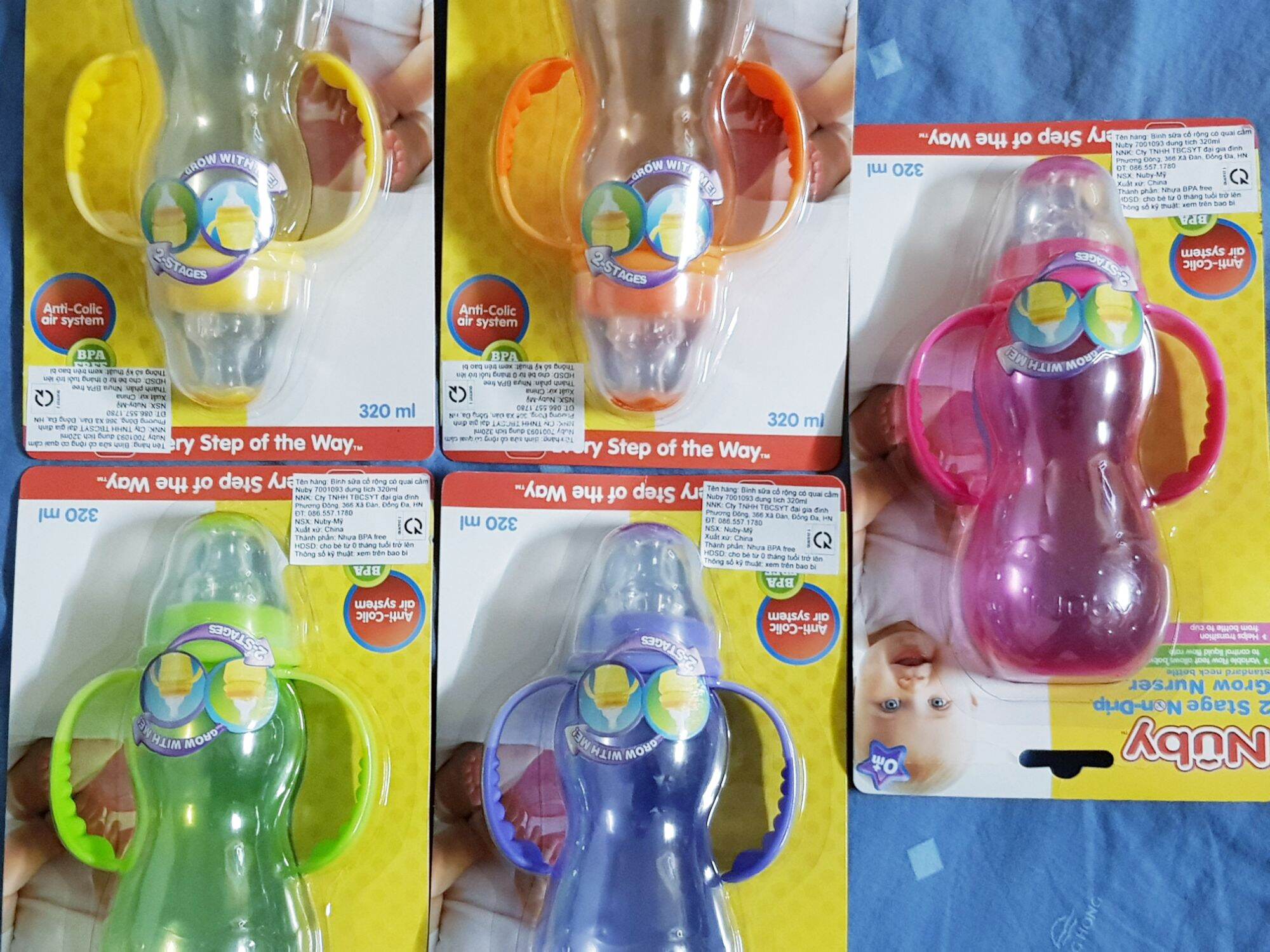 Combo 2 bình sữa nuby 320ml