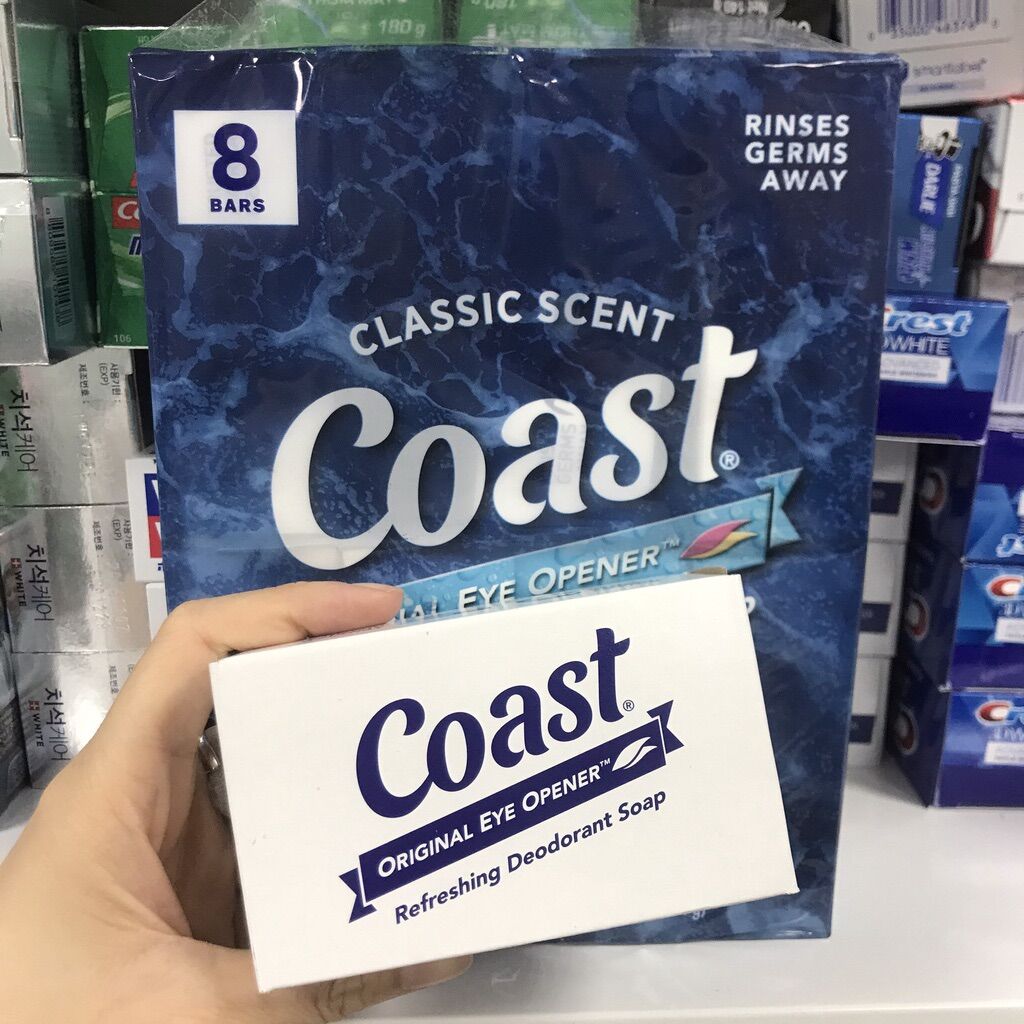 Set 4 cục xà bông COAST  MỸ