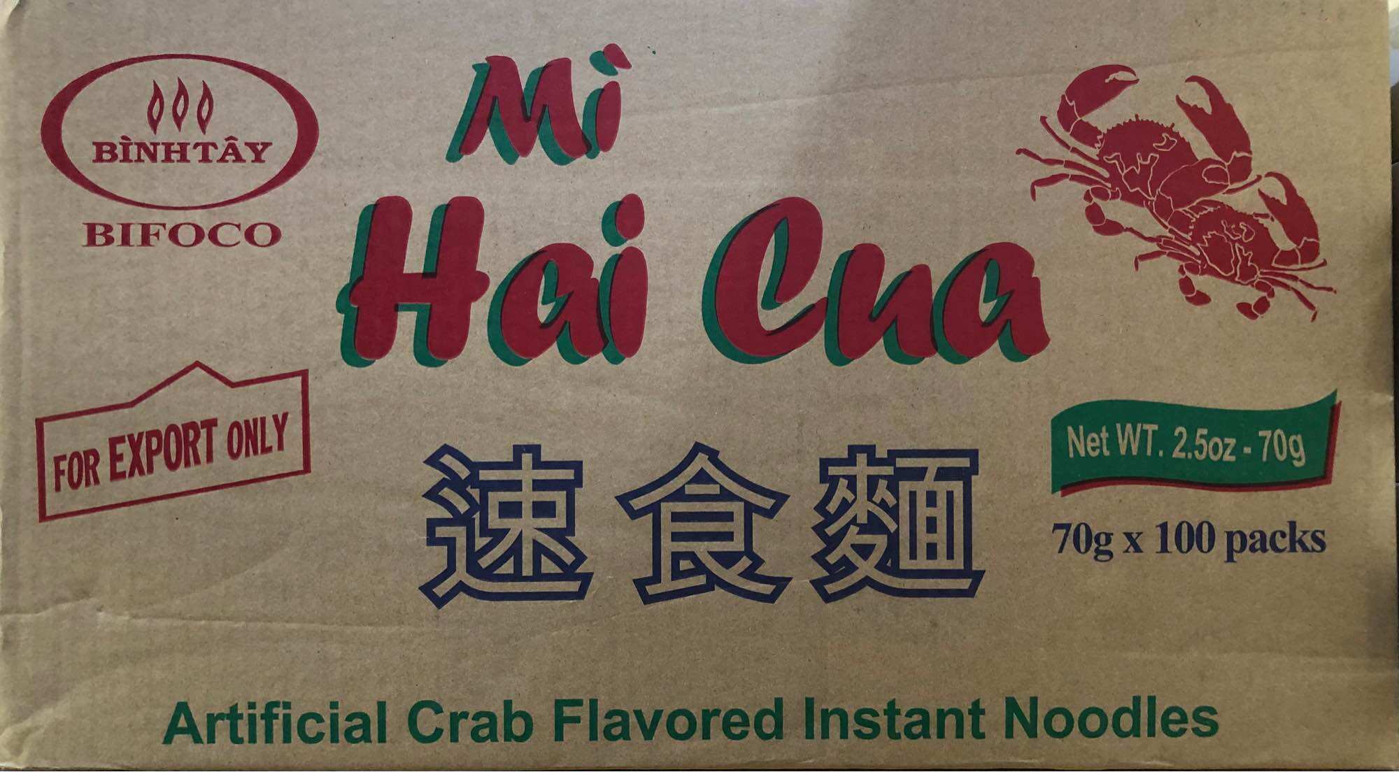 Mì hai cua Bình Tây túi (10 gói)