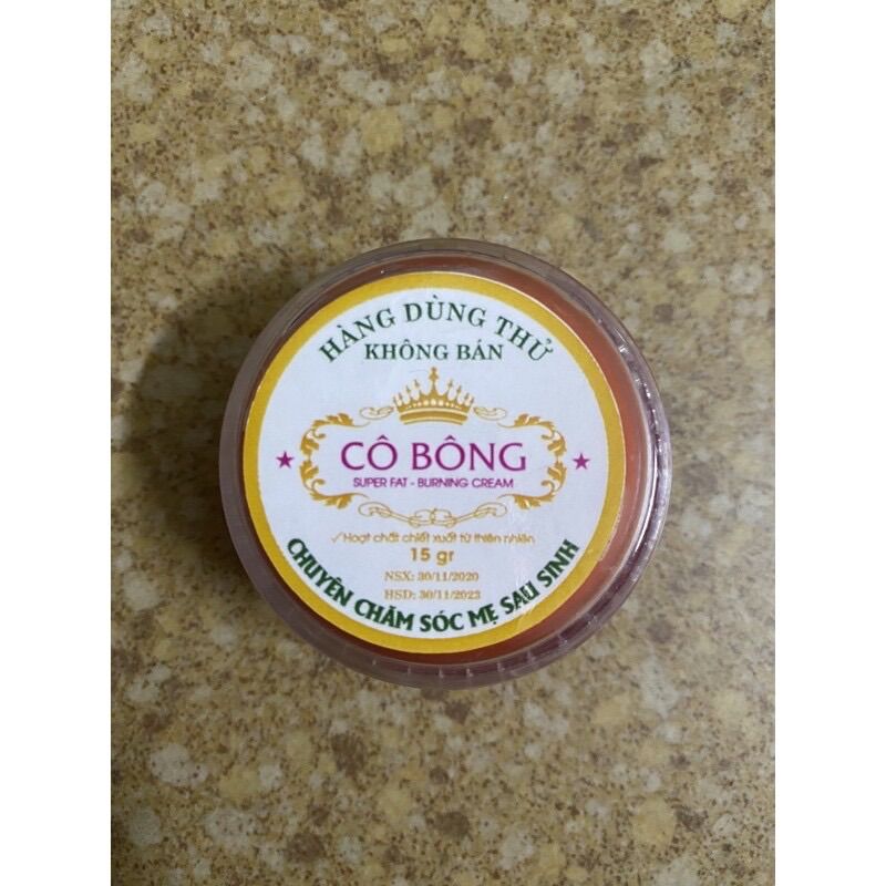 Kem tan mỡ Cô Bông dùng thử 15gr