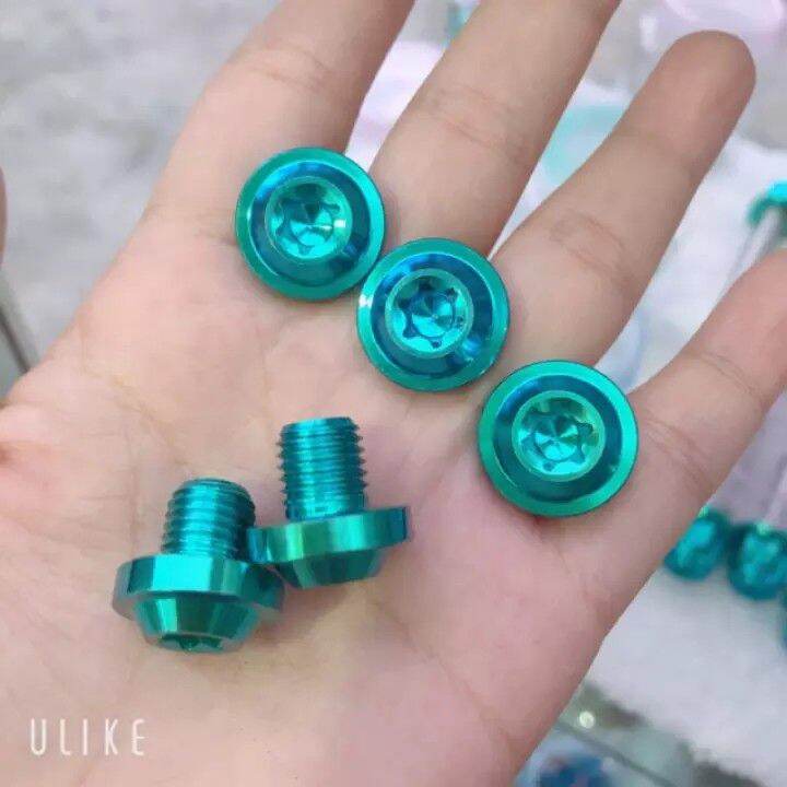 Ốc chân gương xe máy titan Gr5