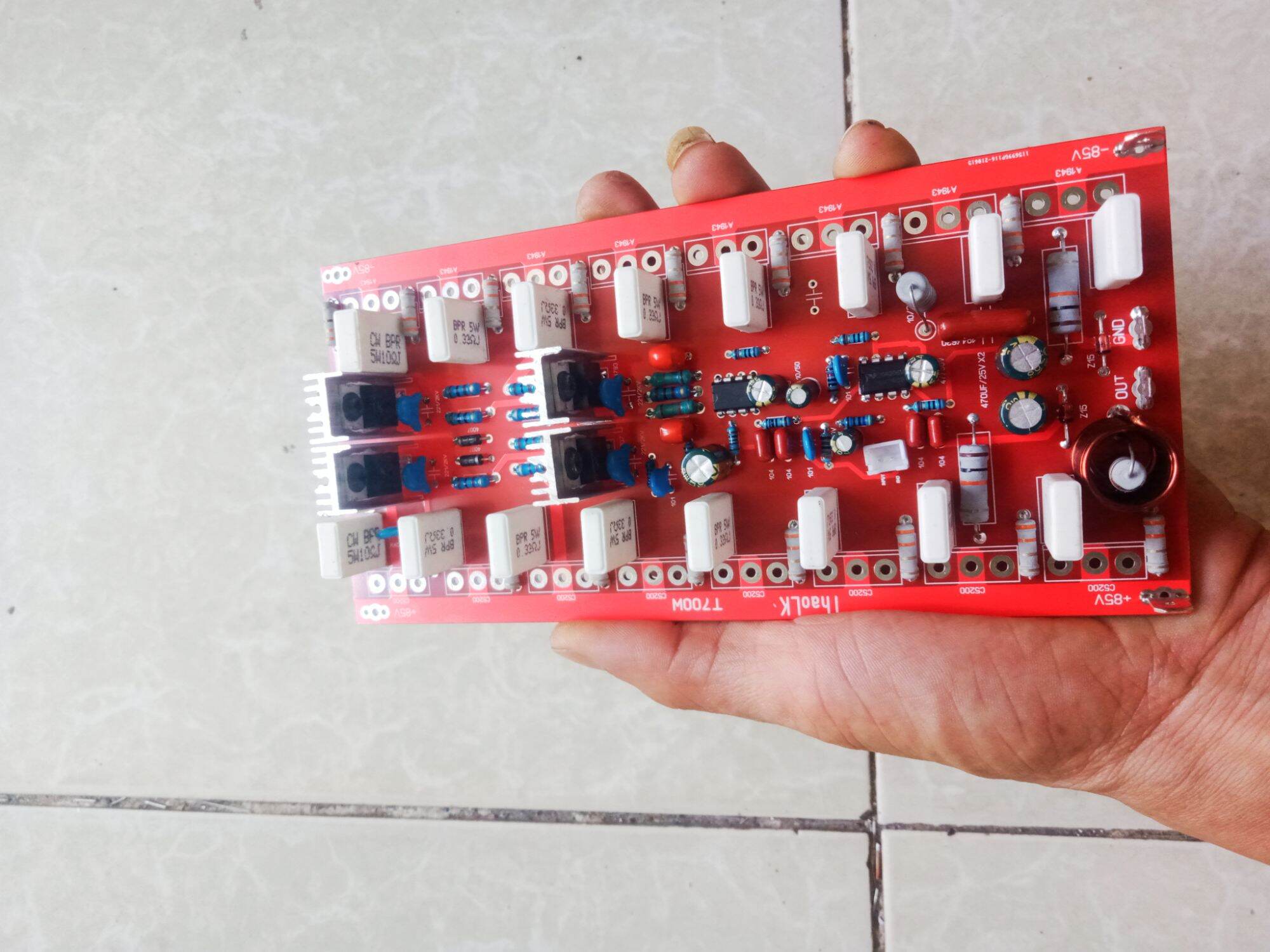 mạch công suất 16 sò một kênh