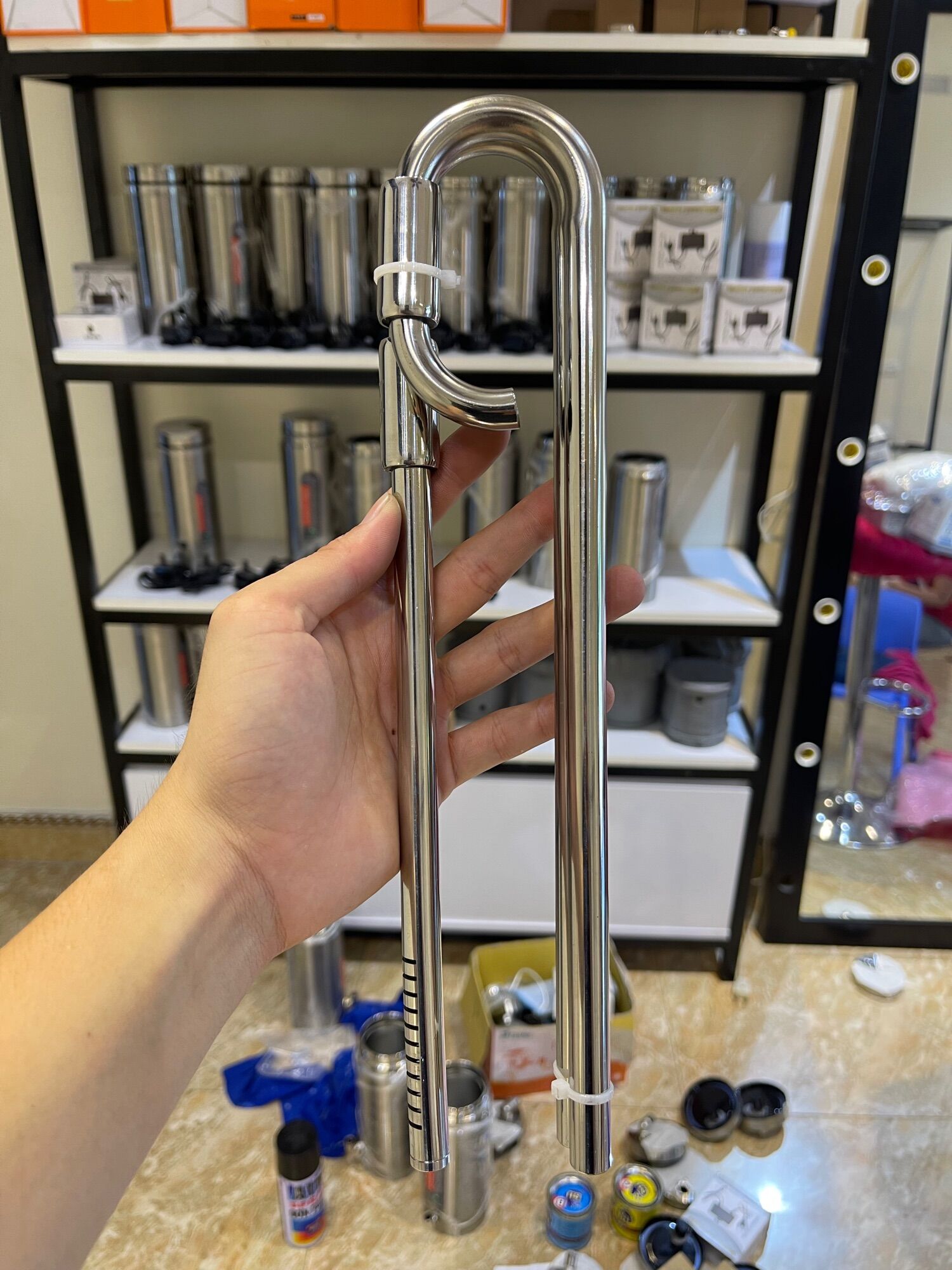 BỘ IN OUT INOX BỂ CÁ, IN OUT INOX PHI10, phi16,phi12, IN OUT FI10,Fi12,Fi16 , IN OUT KHÔNG RỈ , IN OUT CHO MÁY LỌC NƯỚC BỂ CÁ