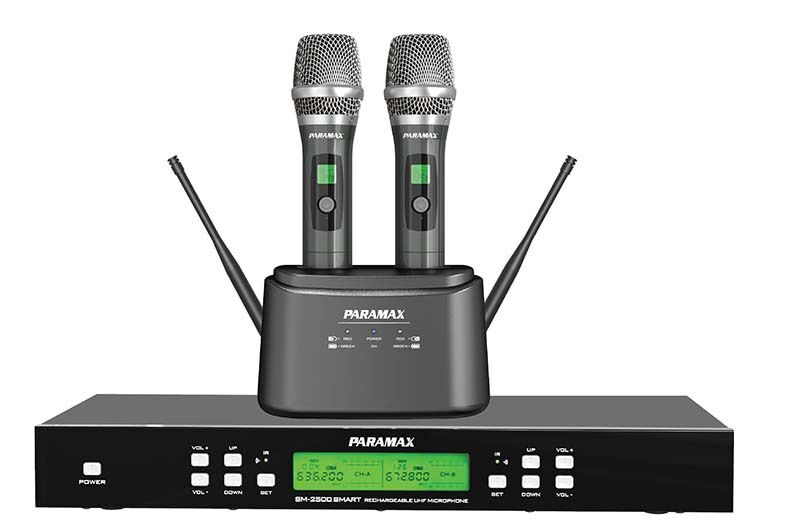 Micro karaoke cao cấp không dây PARAMAX SM-2500 SMART