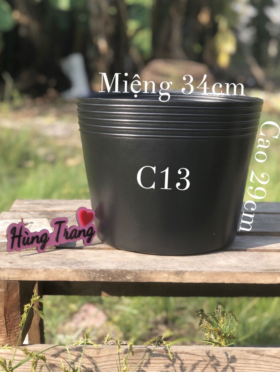 Chậu nhựa mềm C13 combo 5 chậu