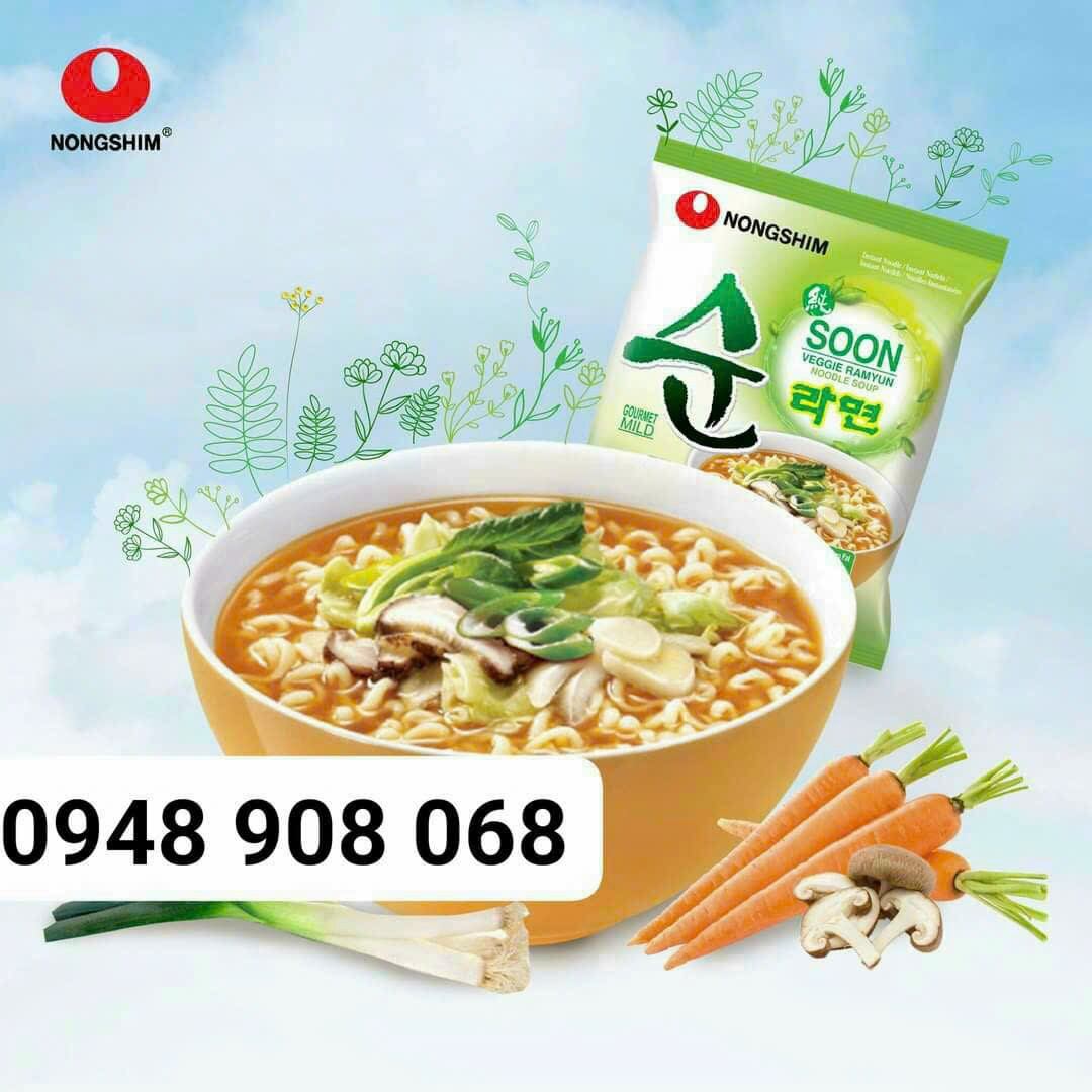 MÌ THUẦN CHAY NONGSHIM HÀN QUỐC 112g