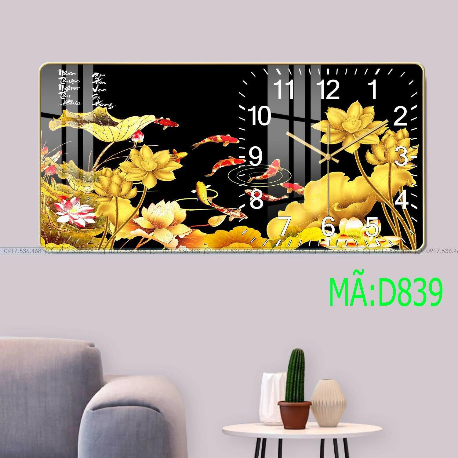 Đồng Hồ Tráng Gương 5D Cao Cấp