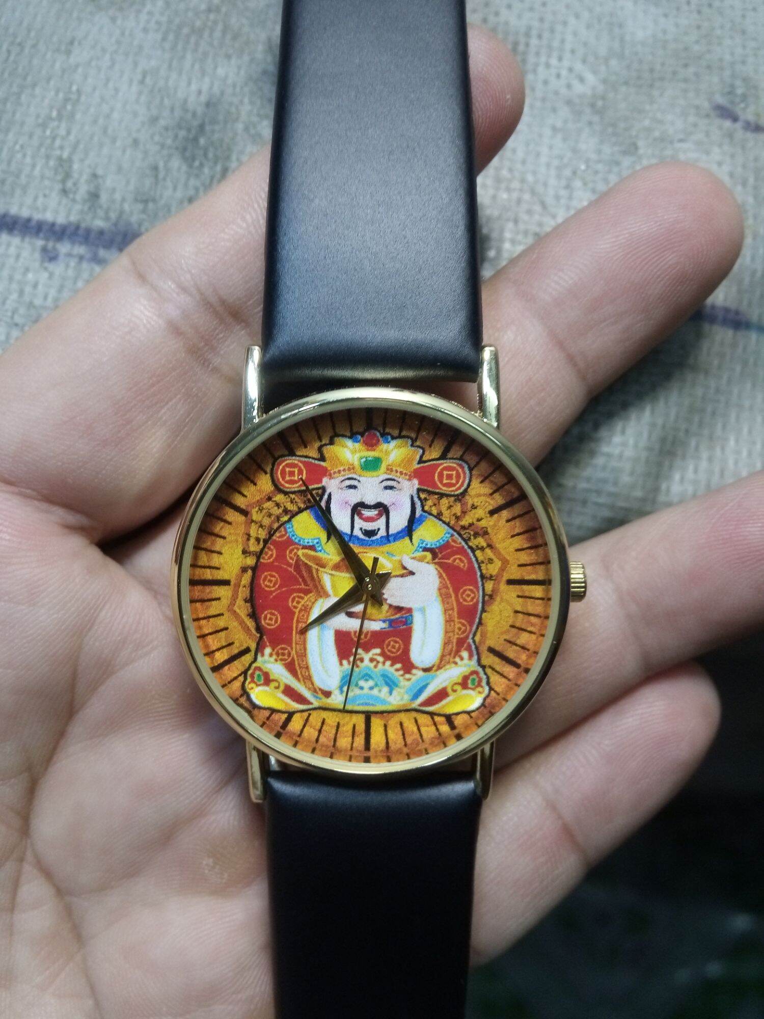Đồng hồ đeo tay nam Pin Thần Tài size mặt 40mm