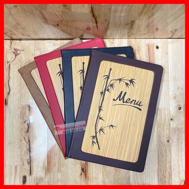 BÌA MENU GỖ 2030 CAO CẤP ( 20x30 cm )