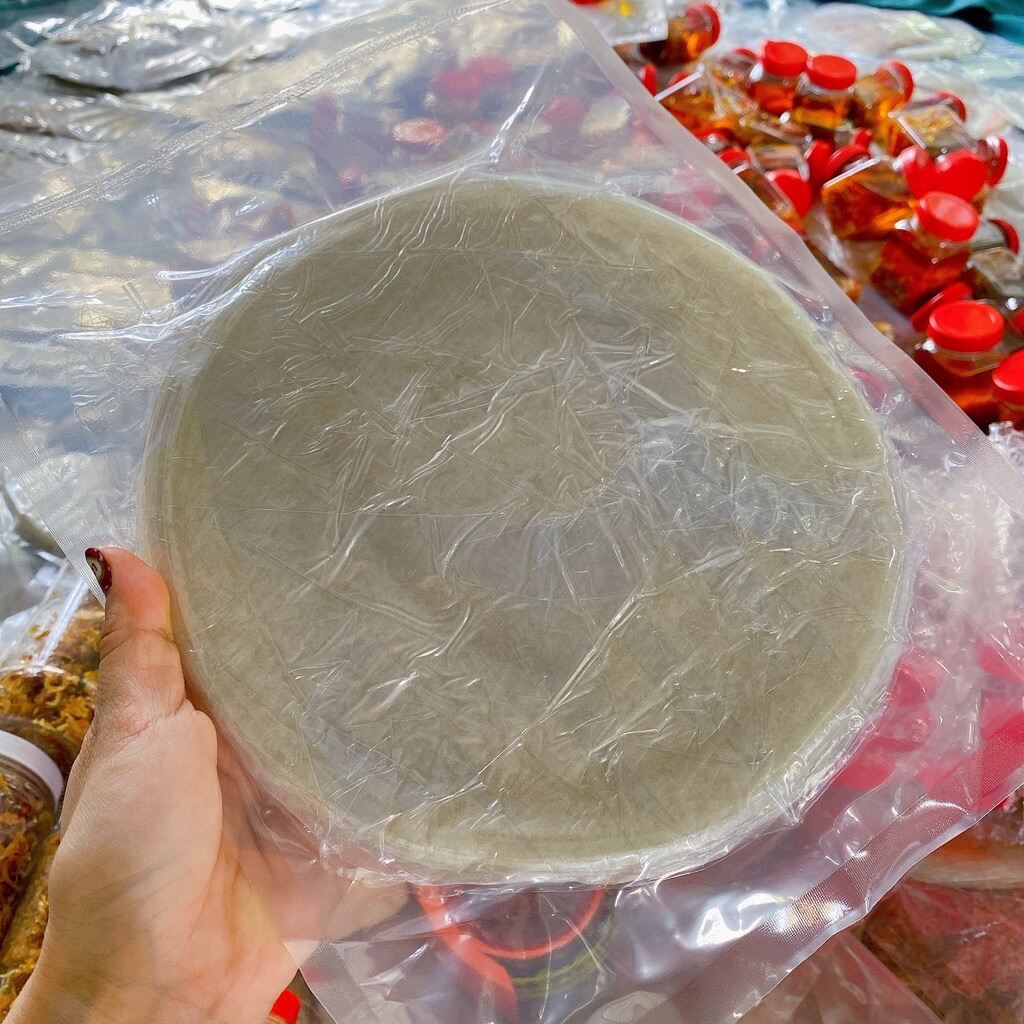 COMBO RUỐC LỚN - 500gr bánh tráng phơi sương + 500Gr ruốc muối hành phi tặng 2 gói bơ