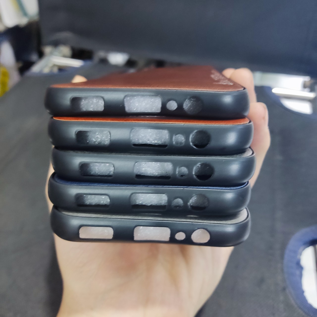 Case ốp lưng Samsung M14 dẻo kiểu da mềm mịn ôm máy bảo vệ camera