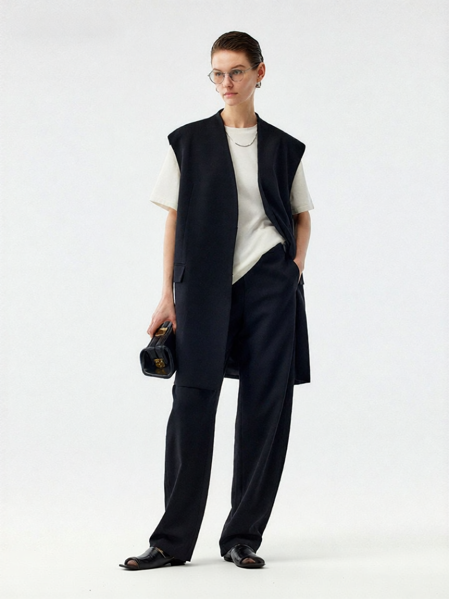 KEIGAN | Italian Wool Fashionable Jacket Vest Set Giá  3,698,000 Đồng*Miễn phí vận chuyển