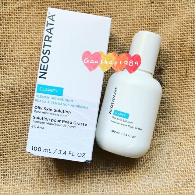 [NEOSTRATA] [Bản Mỹ, mẫu mới,100ml] Toner Neostrata AHA 8 Oily Skin Solution
