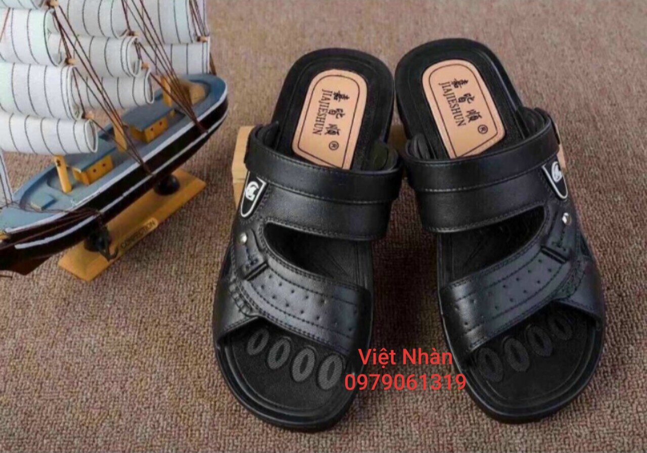 Dép quai hậu nam siêu mềm cực êm chân đi mưa thoải mái