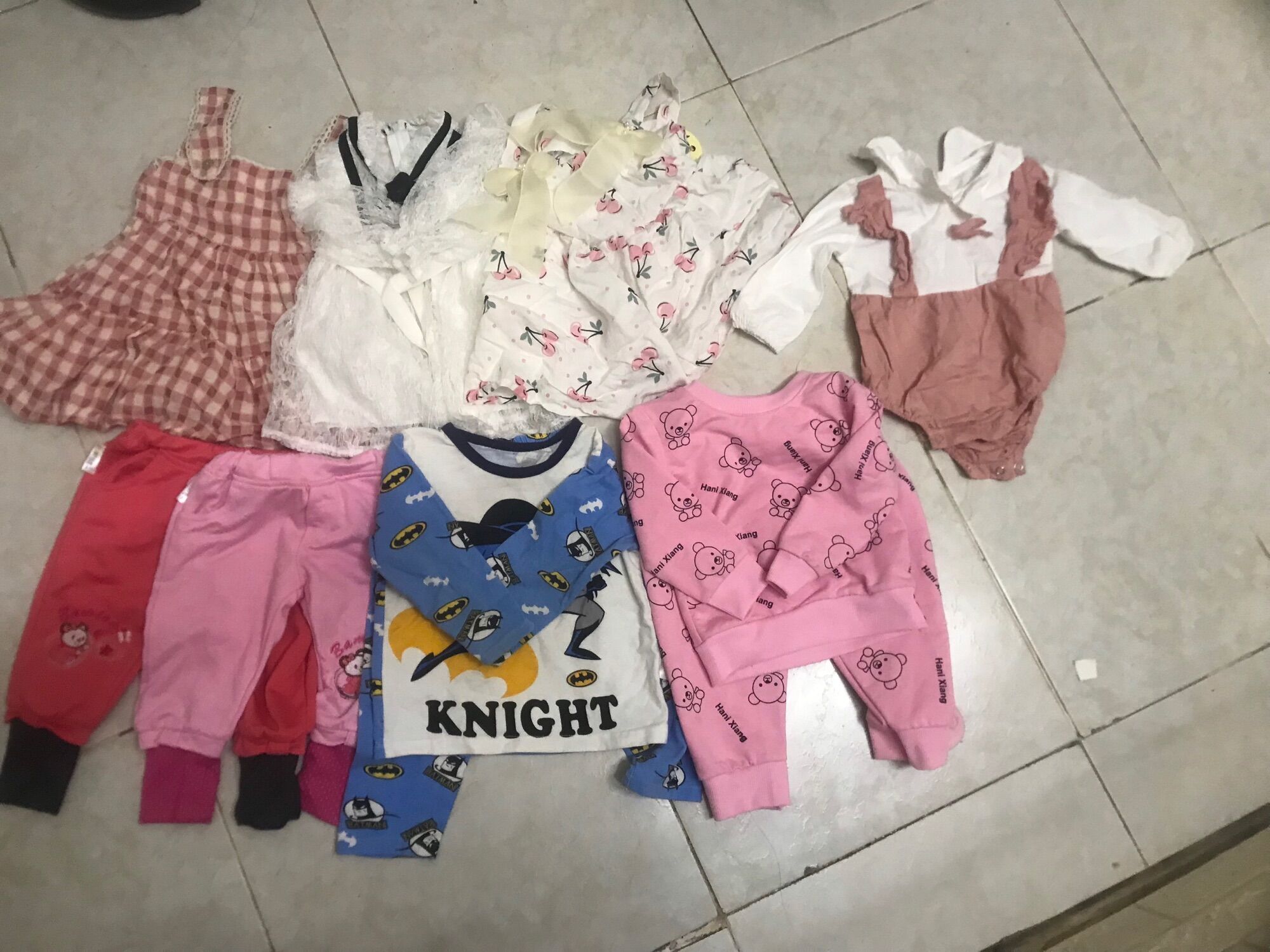 Combo bộ váy quần cho bé yêu