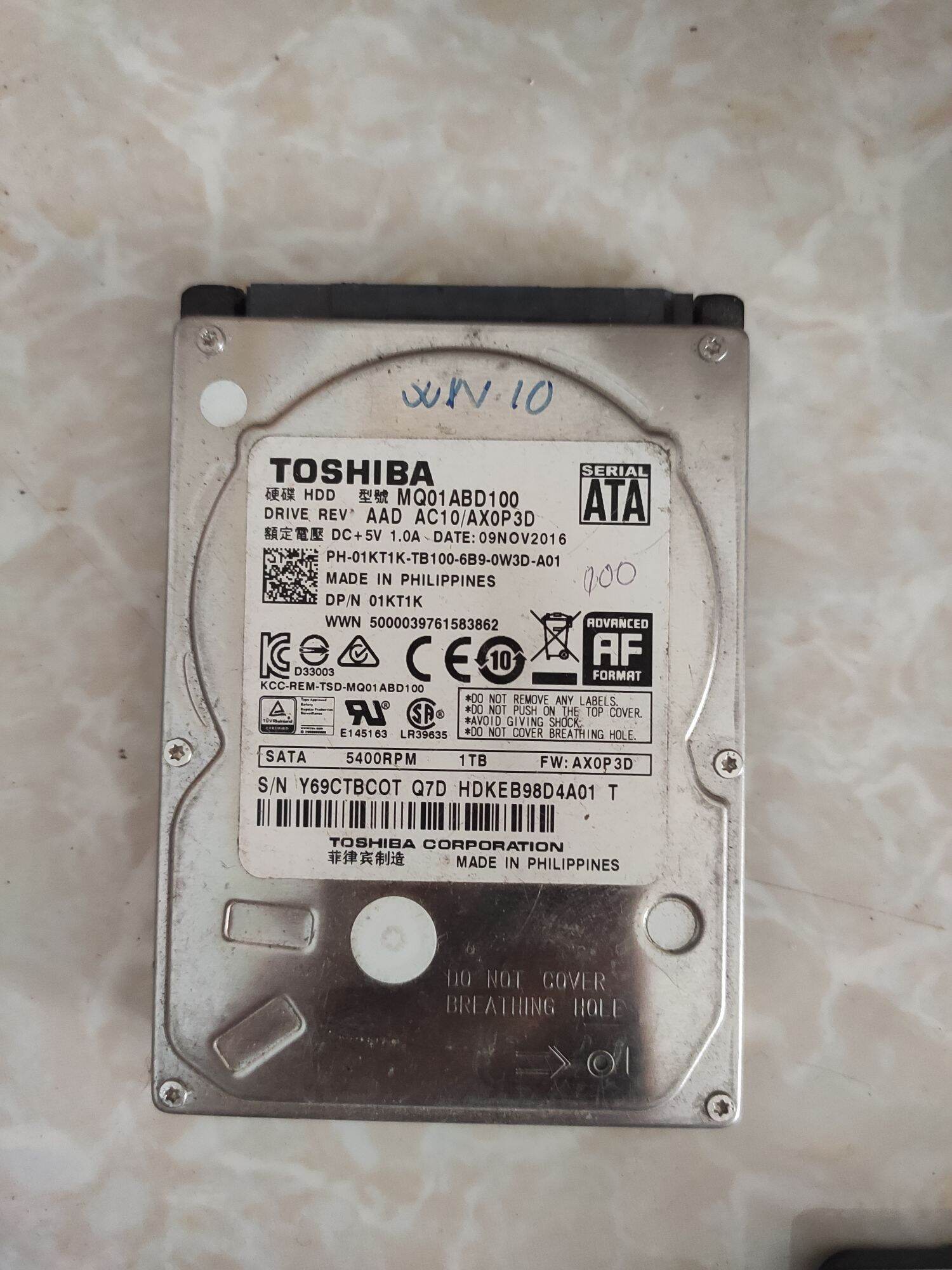 Thanh lý ổ cứng HDD 1TB chân sata
