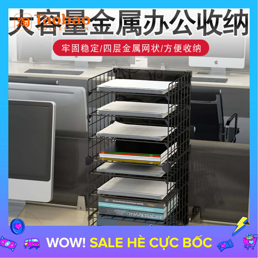 Kệ Để Đồ Để Bàn Văn Phòng Kẹp Tài Liệu Văn Phòng Hộp Đựng Đồ Dụng Cụ Thần Thánh Sắp Xếp Tủ Dưới Bàn Kệ Tài Liệu Giấy A4