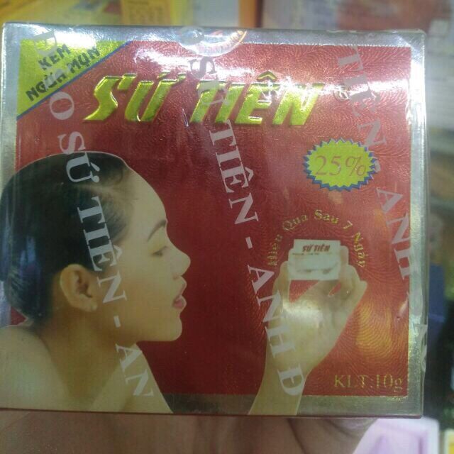 Kem sứ tiên đỏ trắng da sạch mụn cao cấp