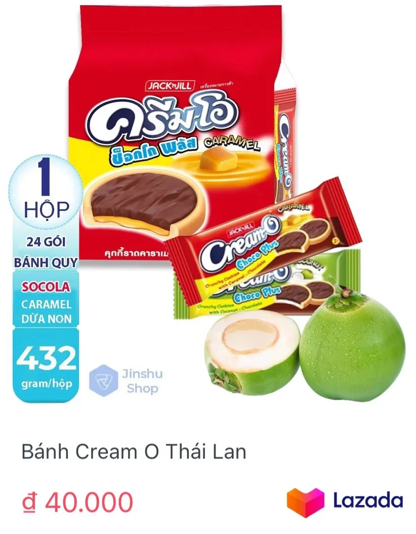 Bánh cream o Thái Lan