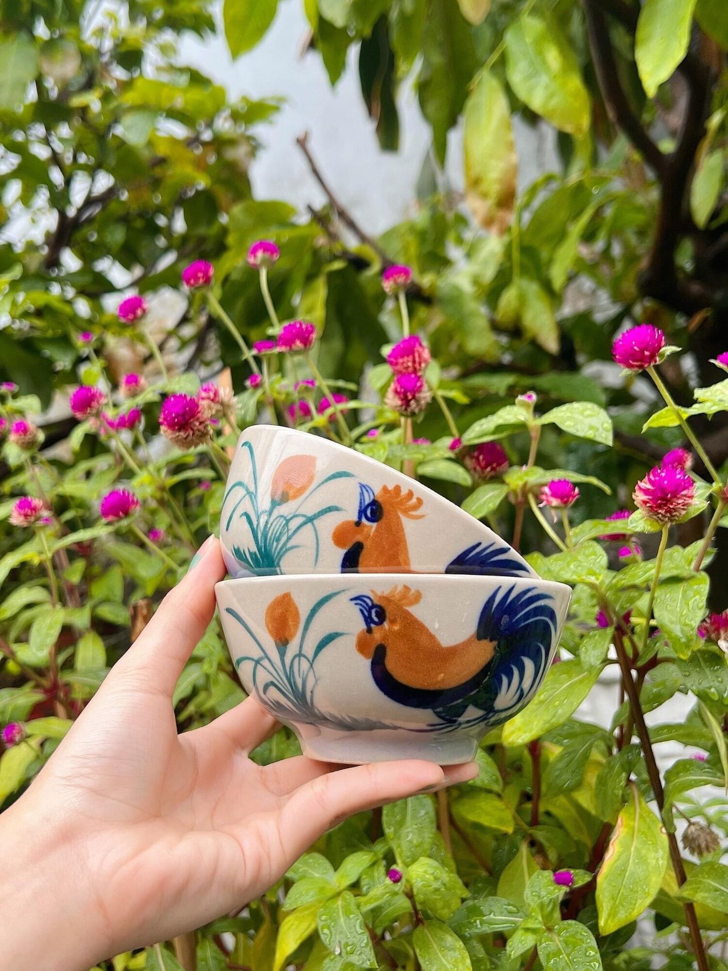 Chén con gà cao cấp đk 12cm