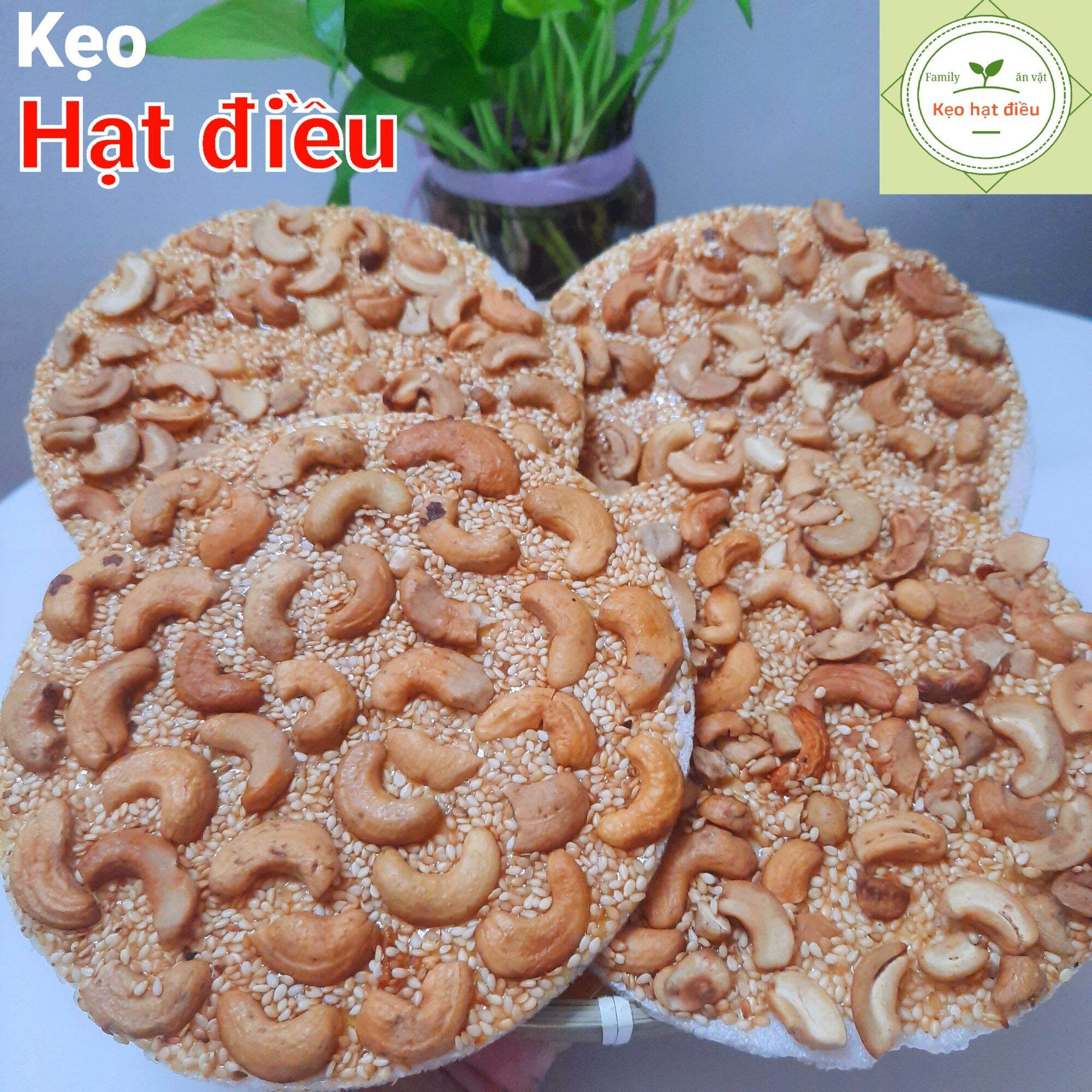 Kẹo hạt điều xốp mềm mạch nha - 1bịch / 4cái