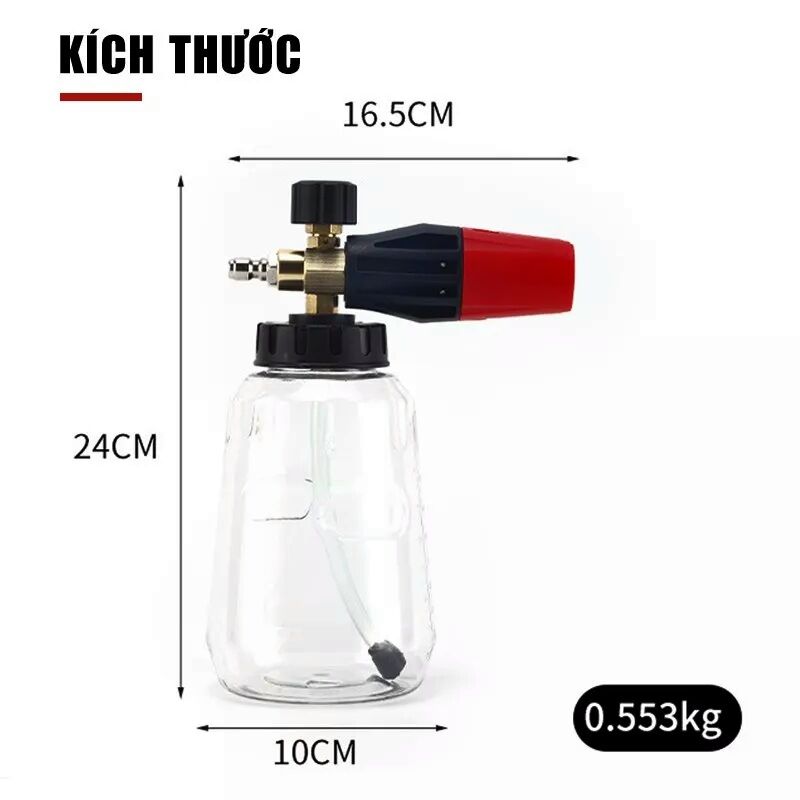 Bình tạo bọt tuyết 1000ml  ( Lưu ý chọn theo phân loại)