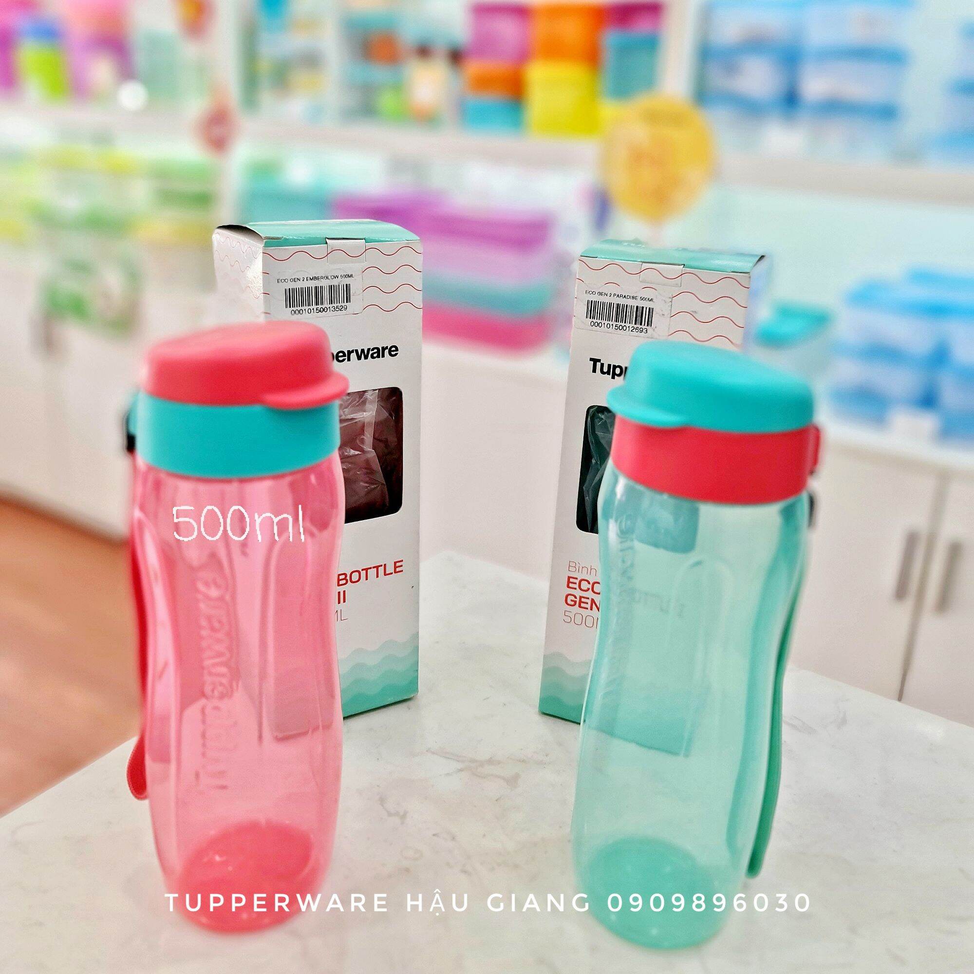 Hàng chính hãng - bình nước tupperware eco bottle gen ii 500ml
