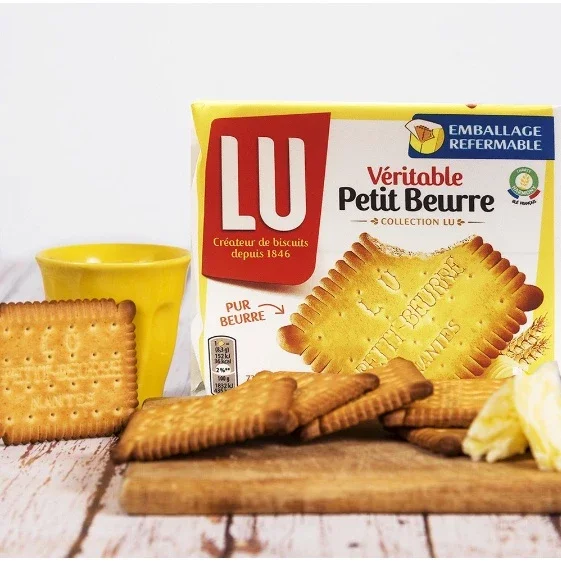 Bánh quy bơ Pháp Lu Véritable Petit Beurre 200g