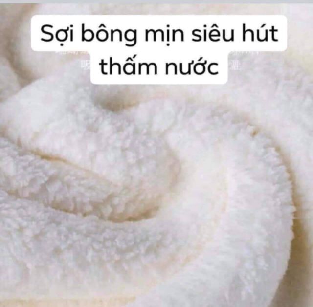 Khăn quấn tóc siêu thấm khô nhanh ( hàng chuẩn, chất đẹp)
