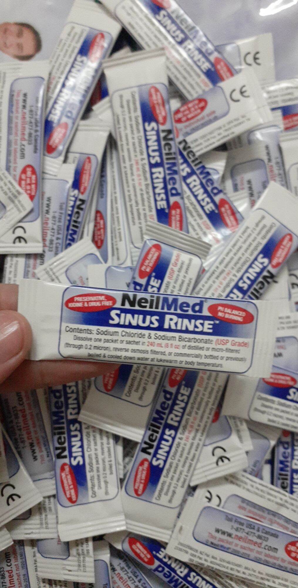 Combo 100 gói muối rửa mũi neilmed