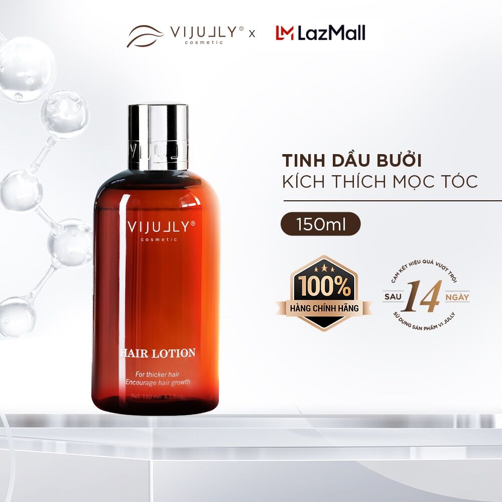 Tinh dầu bưởi vijully - hair lotion kích thích mọc tóc nhanh dài