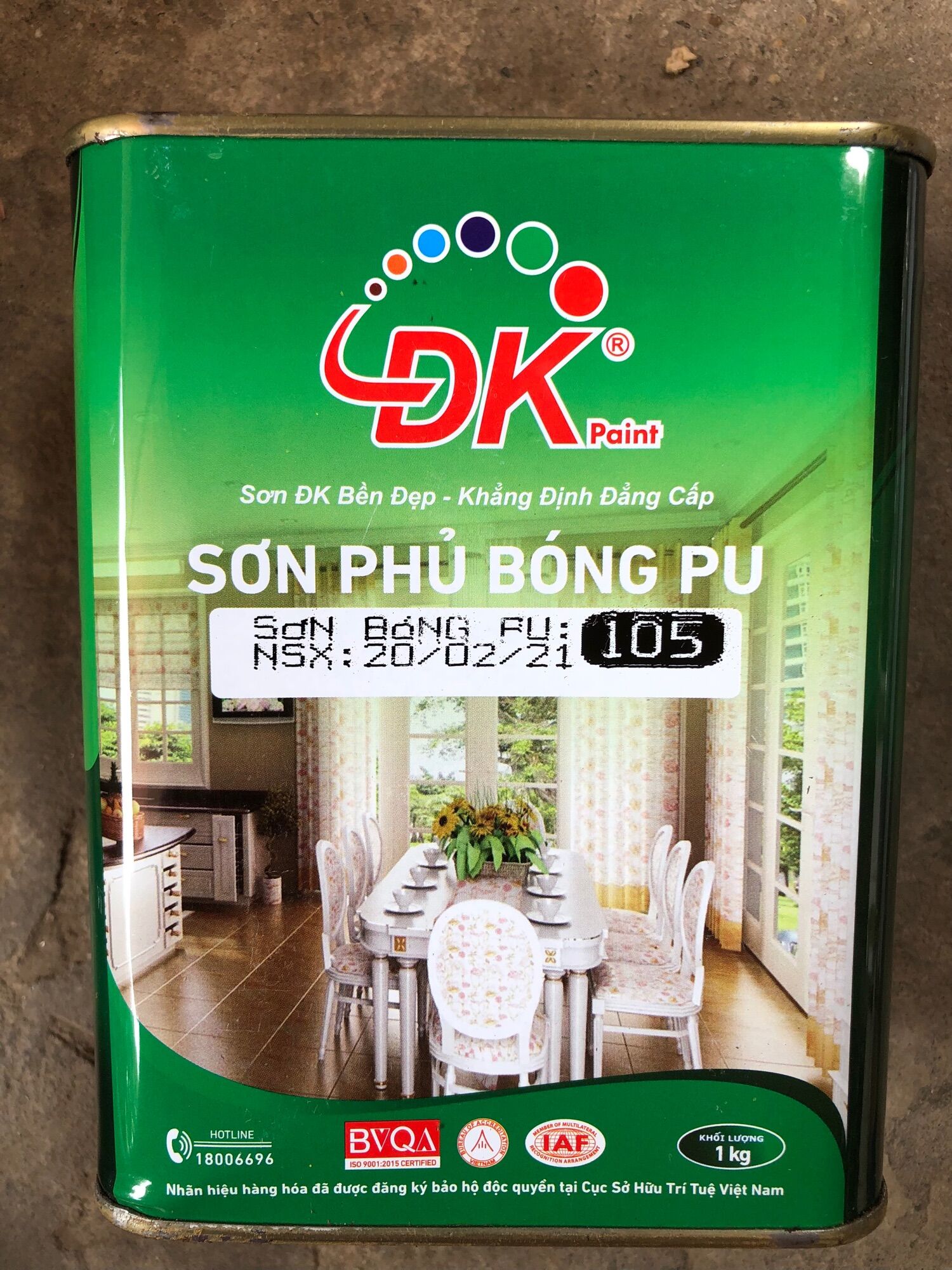 Sơn PU Đại Kiều, Sơn phủ bóng PU