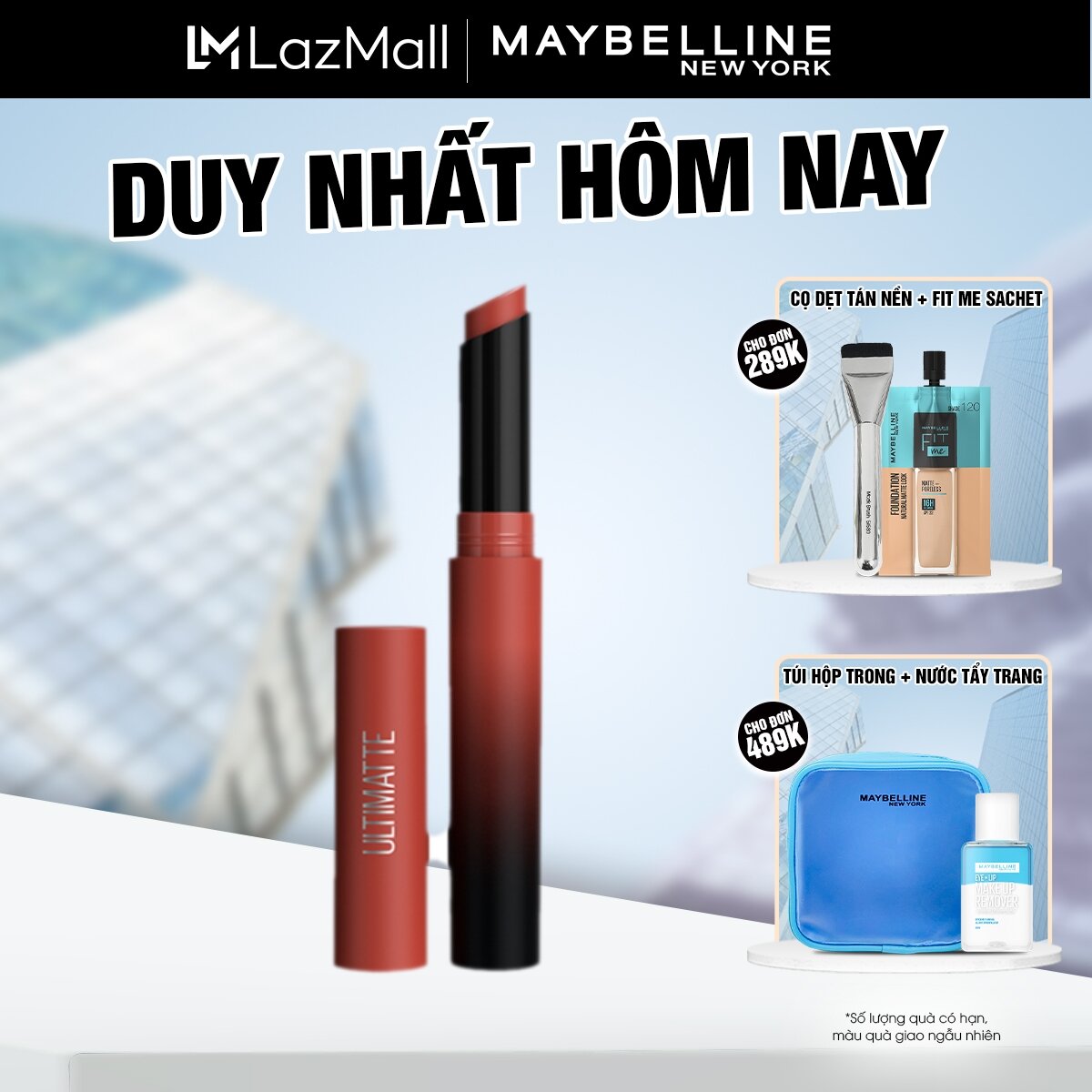 Son Lì Mịn Môi Siêu Nhẹ Cao Cấp Maybelline New York Color Sensational Ultimatte 1.7g