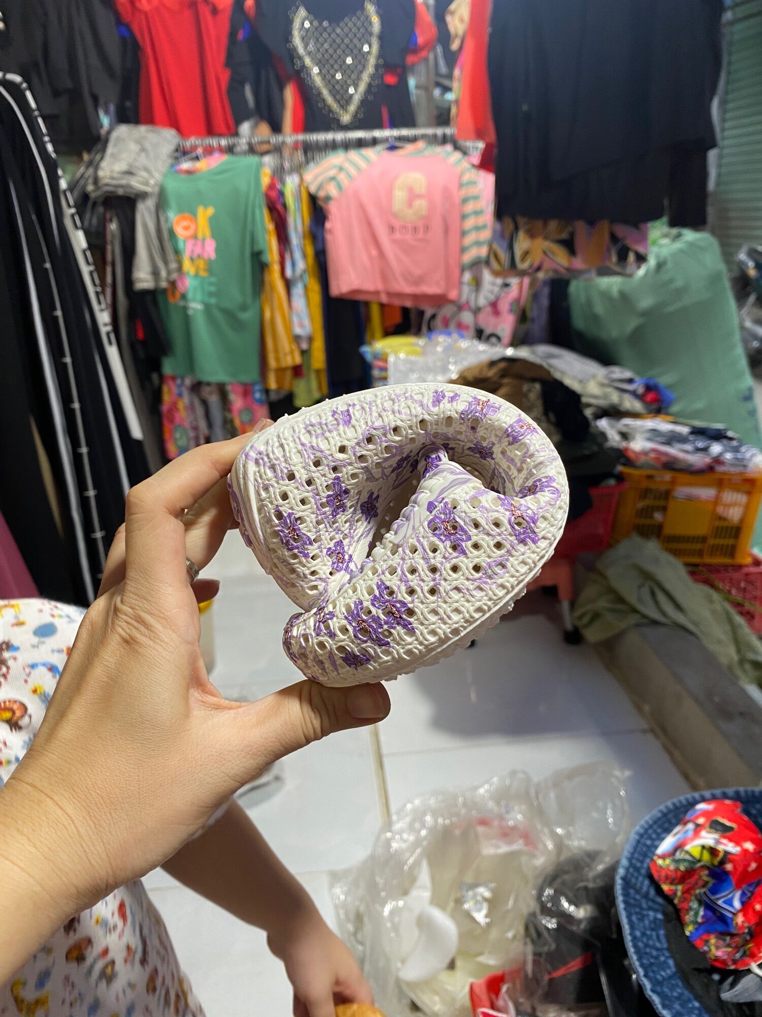 GIÀY BÚP BÊ NỮ IN HOA VĂN XINH SIZE 36-40