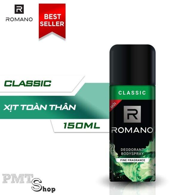 BÁO GIÁ XỊT KHỬ MÙI TOÀN THÂN CHO NAM NAM NGĂN MỒ HÔI ADIDAS 6IN1 COOL | Shopee Lazada Sendo Tiki mới nhất 50 Xịt nước hoa toàn thân nam Romano Classic 150ml khử mùi, ngăn mồ hôi