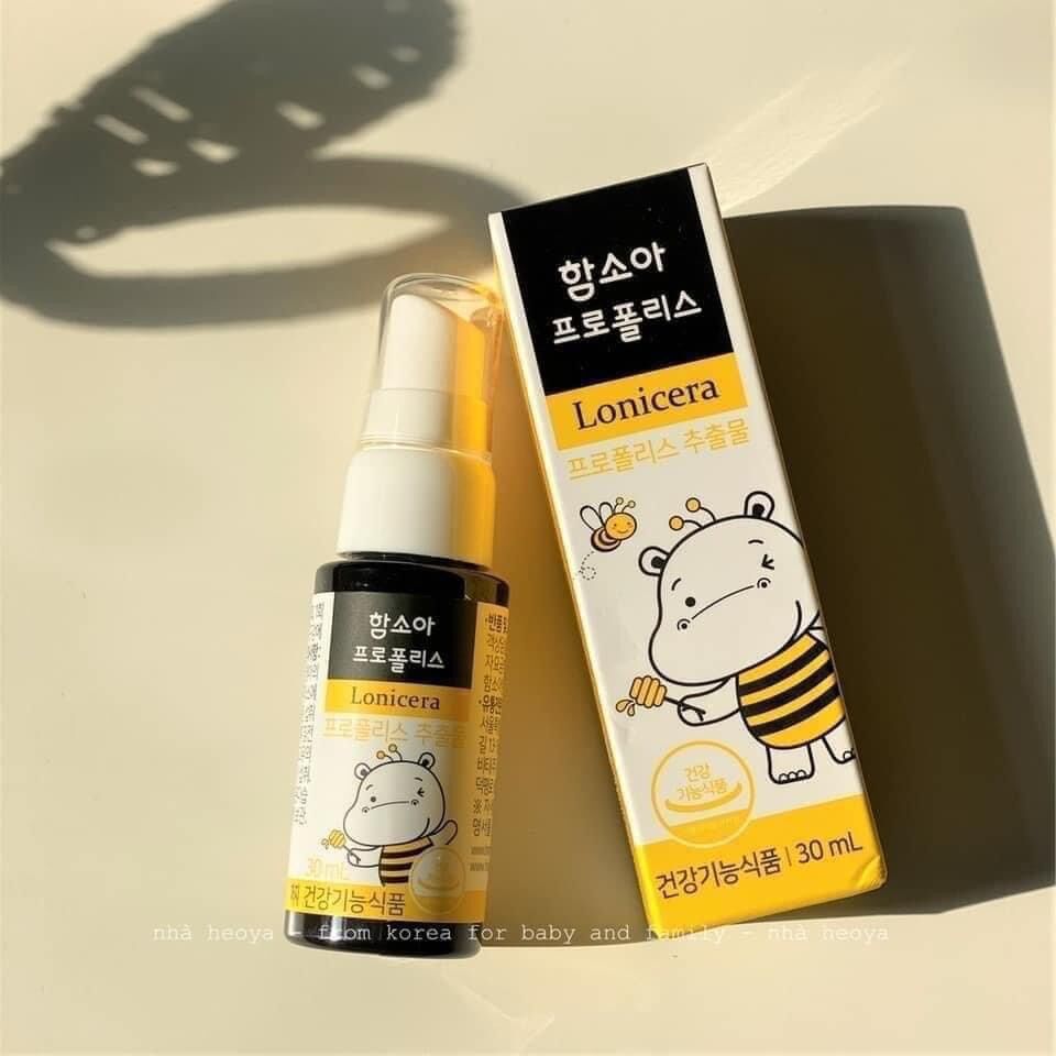 Xịt keo ong giảm ho Hamsoa Locinera Hàn Quốc chai 30ml