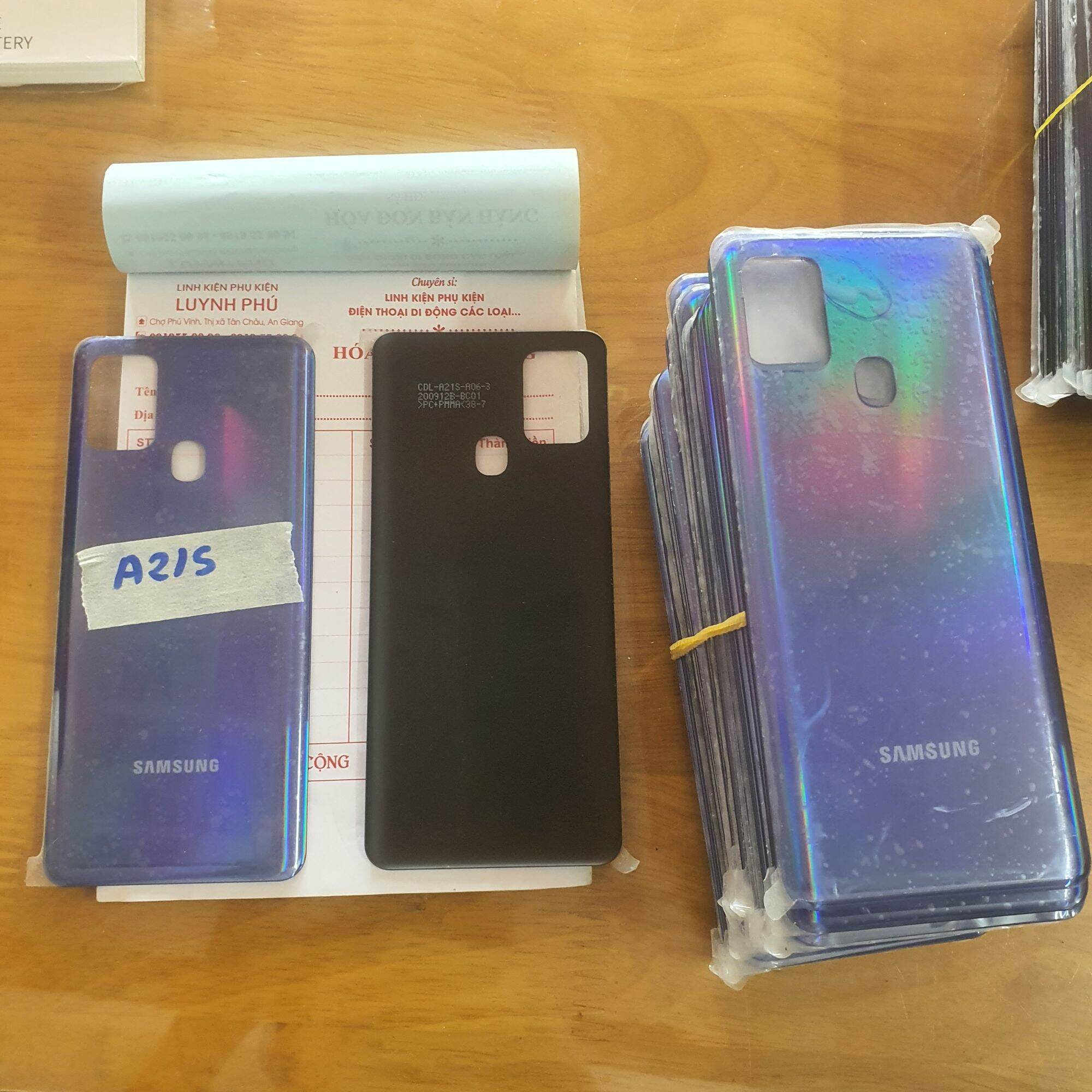 Nắp lưng Samsung A21s bao test