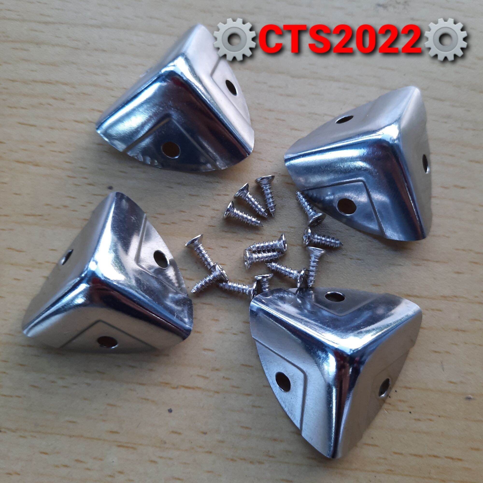 Chụp góc inox bo tròn cho đồ mỹ nghệ