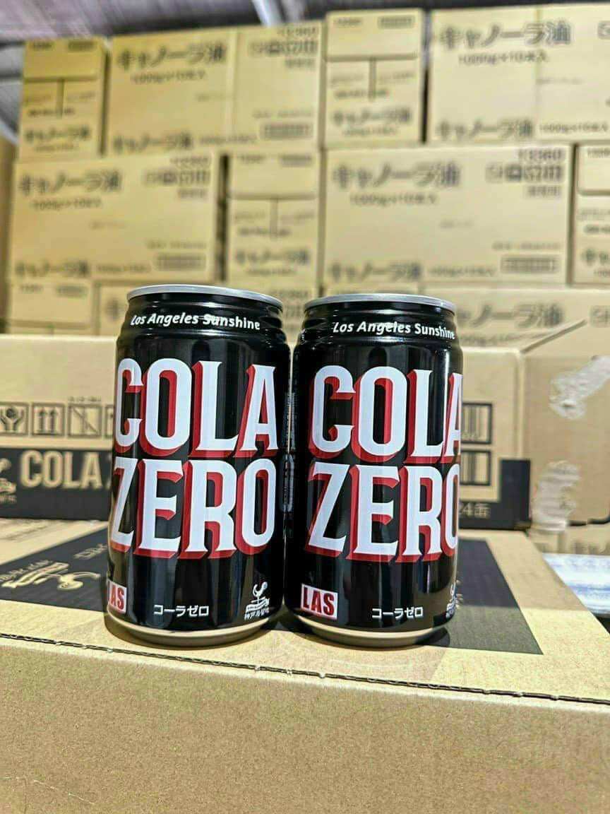 [ Date 10/ 2026 ] 24 lon Cola Zero 350ml Nhật Bản.
