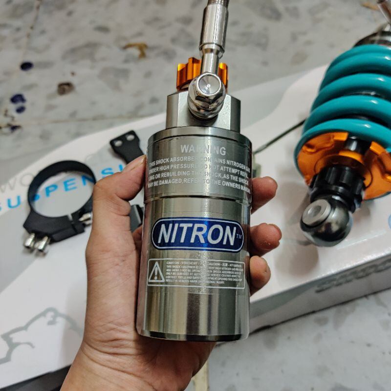 [HCM]phuộc nitron ex150 135 bình dầu lông đền cam
