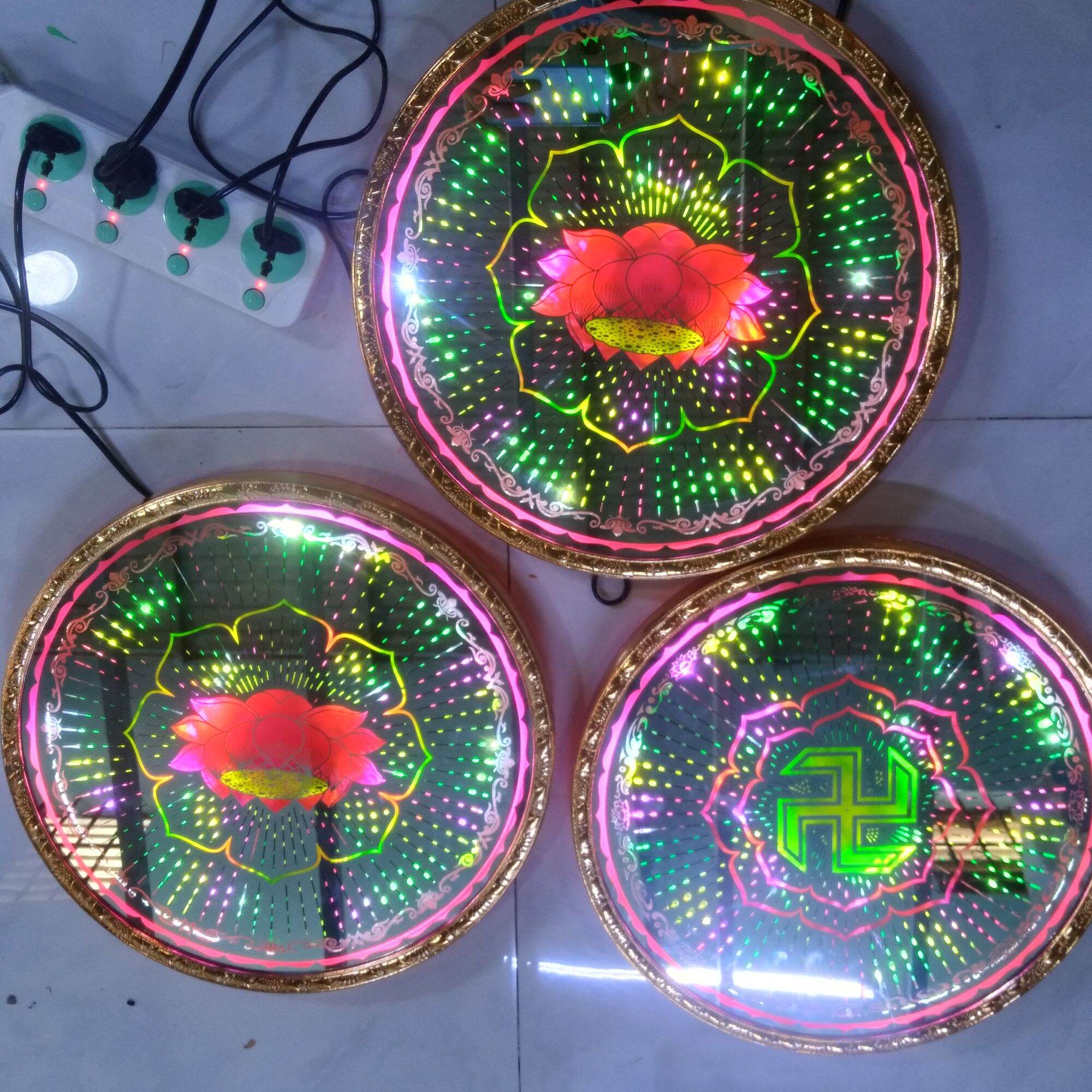 [FREESHIP] Đèn hào quang cơ xoay sen,vạn, siêu rẻ,bền,đẹp