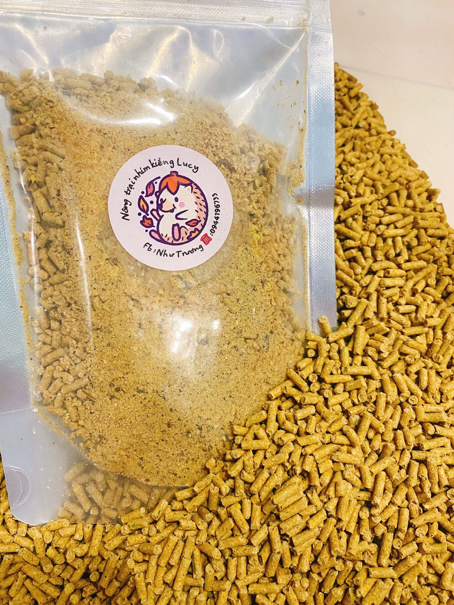Cám bột 100g chuyên dụng cho nhím kiểng baby