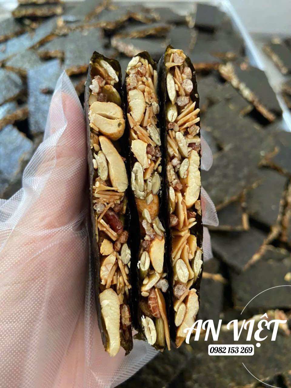 Rong biển kẹp hạt dinh dưỡng 500gr