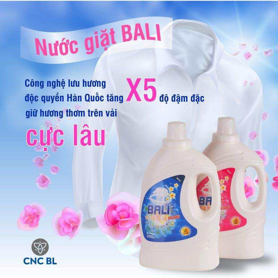 nước giặt Bali Organic công nghệ Hàn Quốc