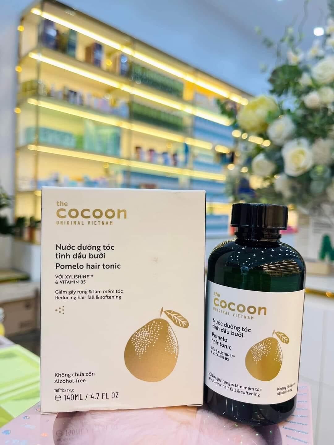 💦💦☘️☘️XỊT DƯỠNG TÓC BƯỞI COCOON (VIỆT NAM 140 ml)💦💦