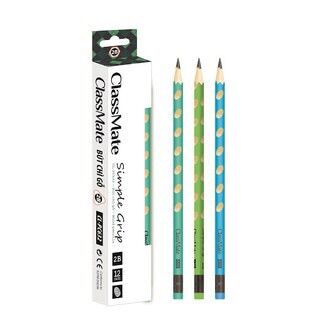 Bút chì gỗ định vị có tẩy classmate cao cấp - bút chì định vị 2b